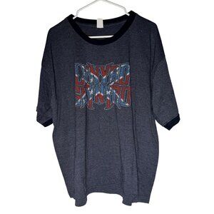 Lynyrd Skynyrd Heather Navy Band Graphic T-Shirt XL Made In USA